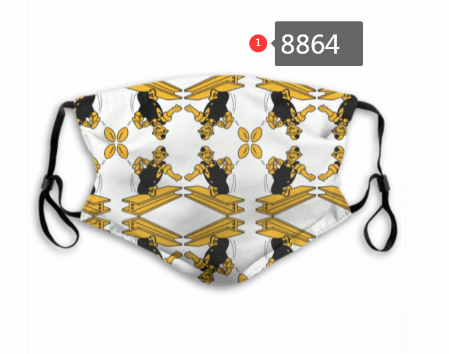 Pittsburgh Steelers #3 Dust mask with filter->nfl dust mask->Sports Accessory